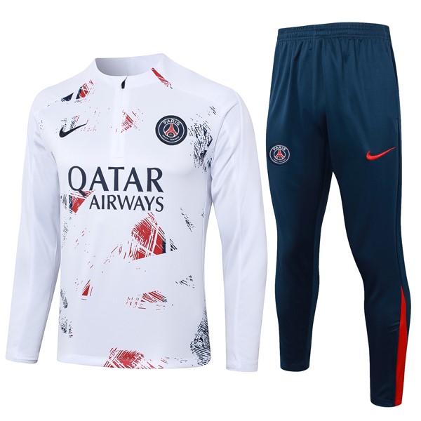 Sudadera De Training PSG 2024/25 Blanco 3